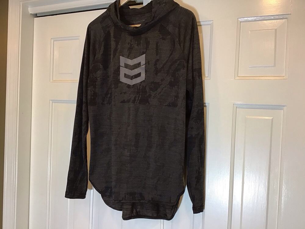MTN OPS Vanquish Camo Gray Thin Mesh Performance Gear Men’s Sz M Hoodie Gorpcore